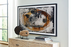 Elite Furniture Outlet - Ashley Furniture - Clefting Wall Decor - Wall Art / Black/Caramel/Tan - A8000374