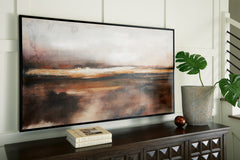 Elite Furniture Outlet - Ashley Furniture - Drewland Wall Decor - Wall Art / Black/Brown/Orange - A8000375