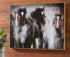 Elite Furniture Outlet - Ashley Furniture - Chaseburn Wall Decor - Wall Art / Brown/Black/White - A8000380