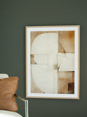 Elite Furniture Outlet - Ashley Furniture - Corlain Wall Decor - Wall Art / Brown/Tan/White - A8000407
