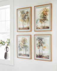Elite Furniture Outlet - Ashley Furniture - Bryneford Wall Decor - Wall Art Set (4/CN) / Multi - A8000411