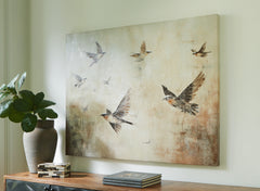 Elite Furniture Outlet - Ashley Furniture - Collmund Wall Decor - Wall Art / Gray/Brown - A8000413