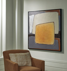Elite Furniture Outlet - Ashley Furniture - Actman Wall Decor - Wall Art / Cream/Brown/Gray - A8000428