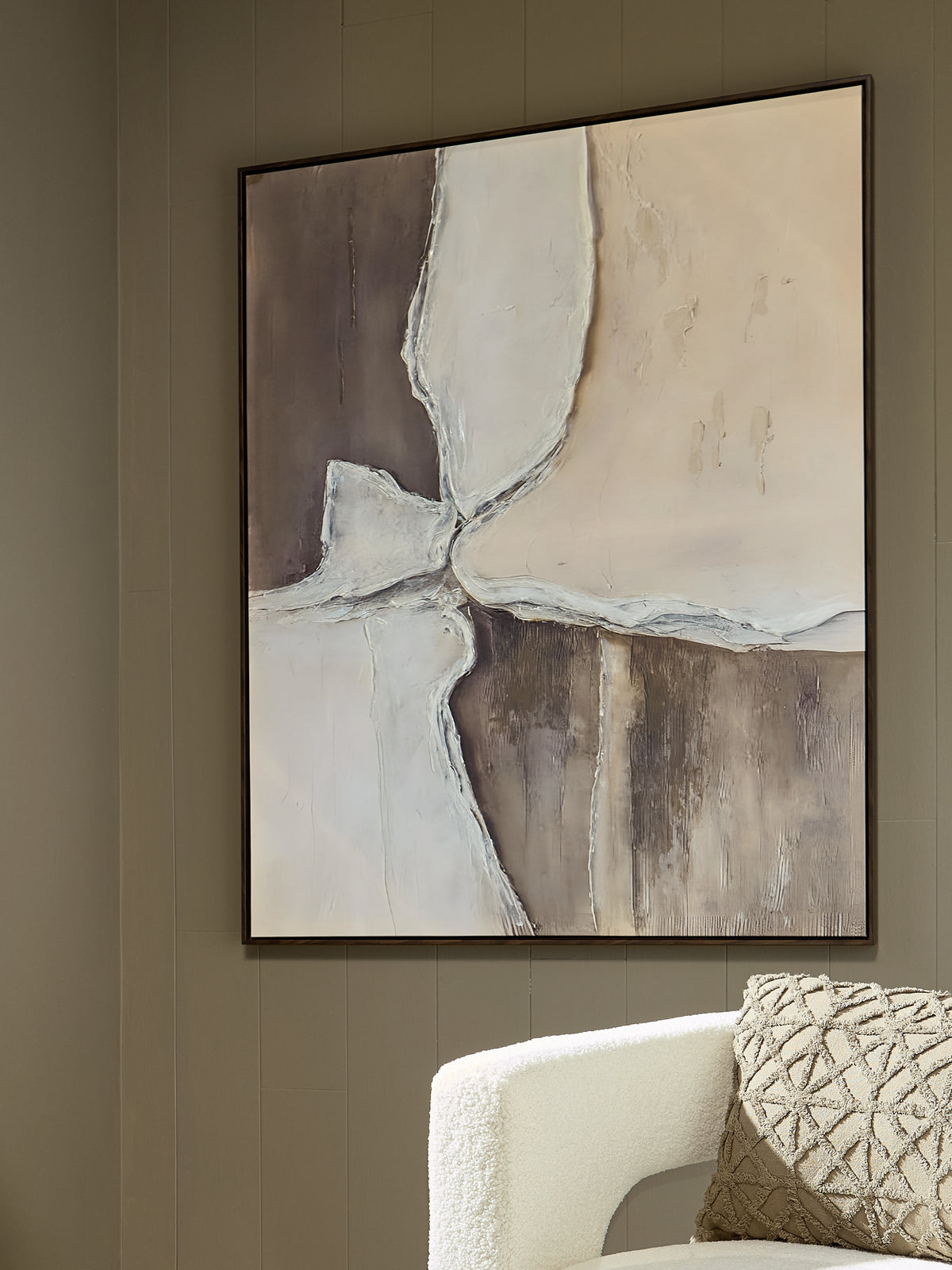 Elite Furniture Outlet - Ashley Furniture - Junward Wall Decor - Wall Art / Brown/Tan/White - A8000461