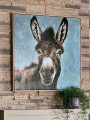 Elite Furniture Outlet - Ashley Furniture - Landerton Wall Decor - Wall Art / Brown/Blue/White - A8000488
