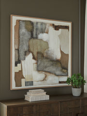 Elite Furniture Outlet - Ashley Furniture - Wylander Wall Decor - Wall Art / Tan/Brown/Gray - A8000497
