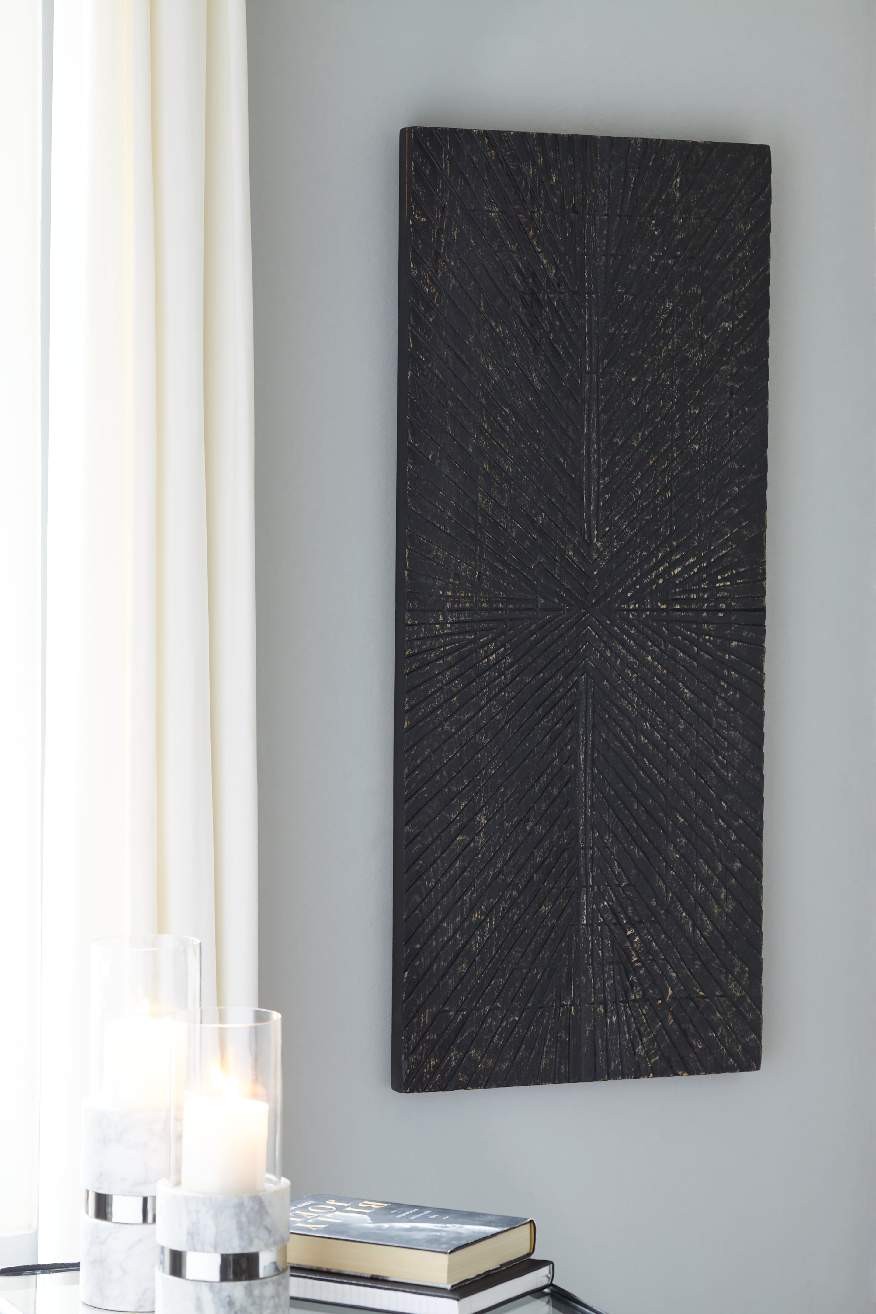 Elite Furniture Outlet - Ashley Furniture - Lenora Wall Decor - Wall Decor / Antique Black - A8010281
