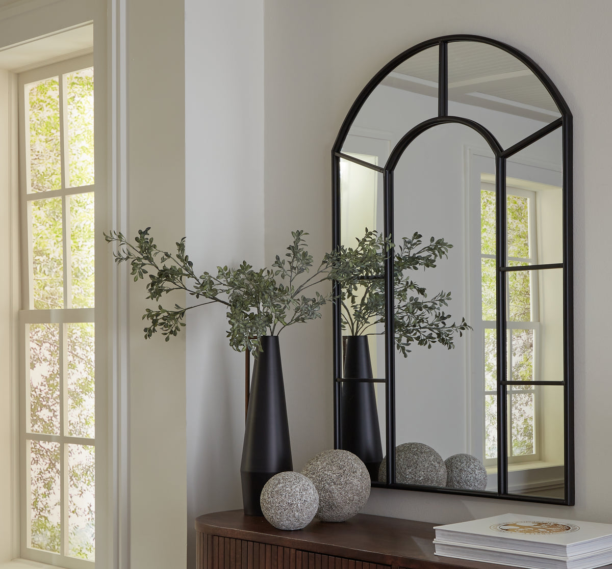 Elite Furniture Outlet - Ashley Furniture - Evengton Mirror - Accent Mirror / Black - A8010319
