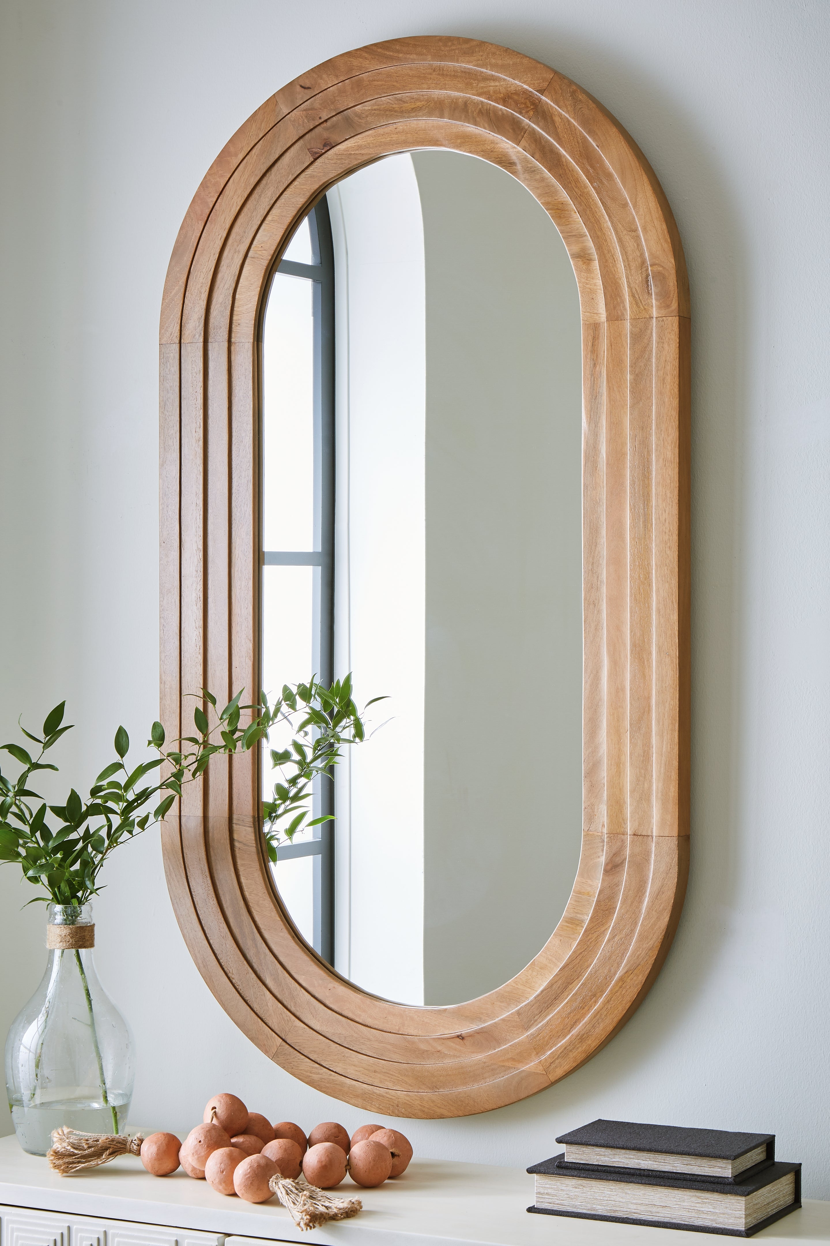 Elite Furniture Outlet - Ashley Furniture - Daverly Mirror - Accent Mirror / Brown - A8010326