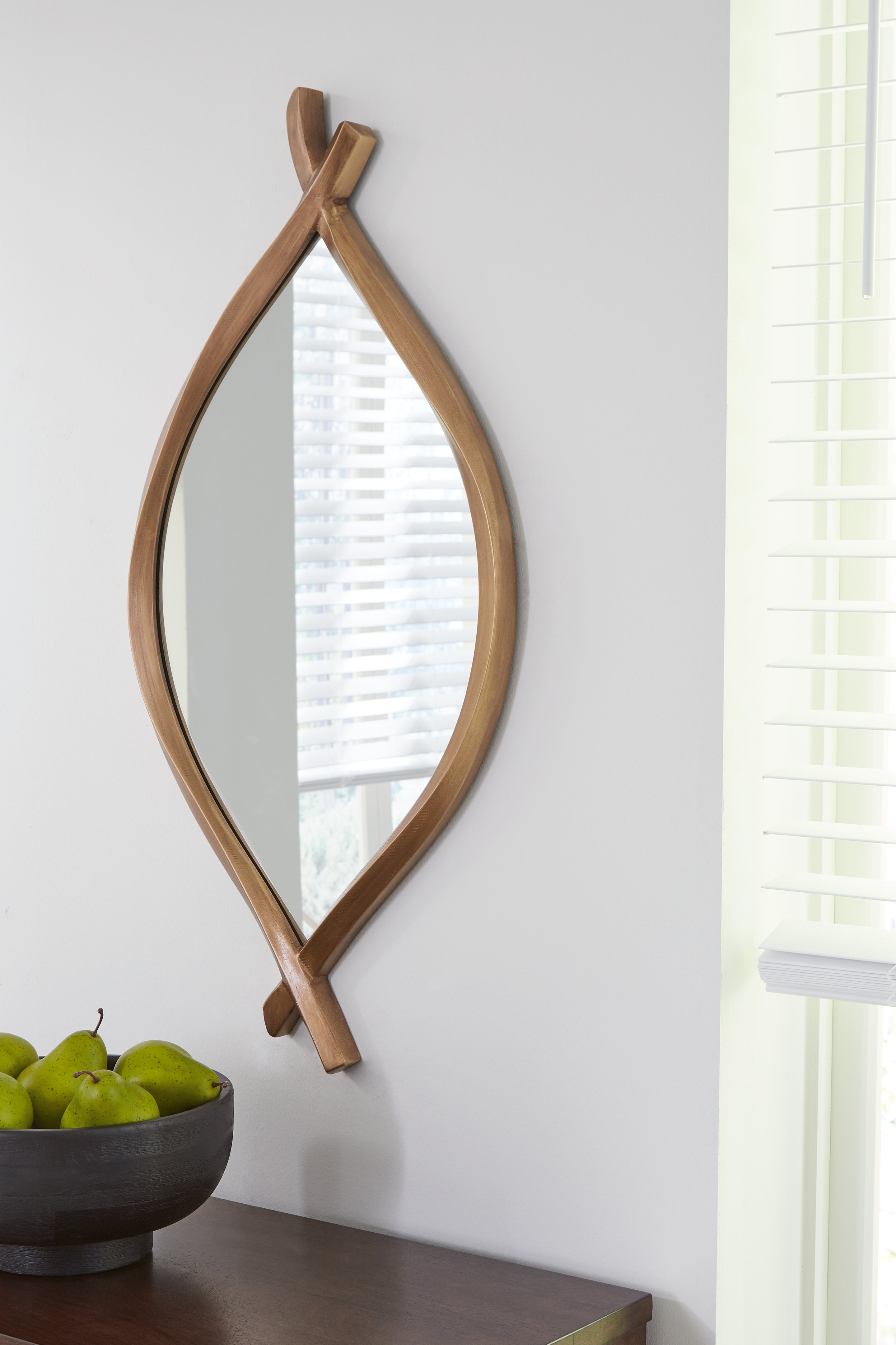 Elite Furniture Outlet - Ashley Furniture - Bartner Mirror - Accent Mirror / Antique Gold Finish - A8010340