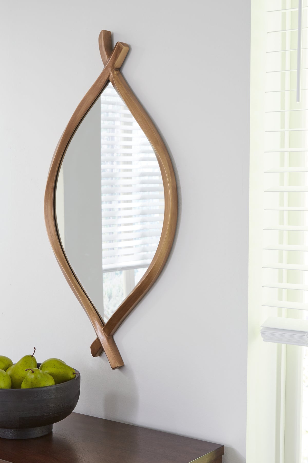 Elite Furniture Outlet - Ashley Furniture - Bartner Mirror - Accent Mirror / Antique Gold Finish - A8010340
