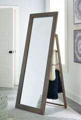 Elite Furniture Outlet - Ashley Furniture - Dirkins Mirror - Floor Mirror / Brown - A8010343