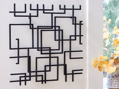 Elite Furniture Outlet - Ashley Furniture - Aadanton Wall Decor - Wall Decor / Black - A8010400