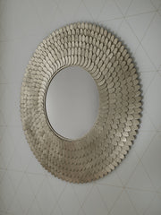 Elite Furniture Outlet - Ashley Furniture - Wrightmund Mirror - Accent Mirror / Champagne Finish - A8010422