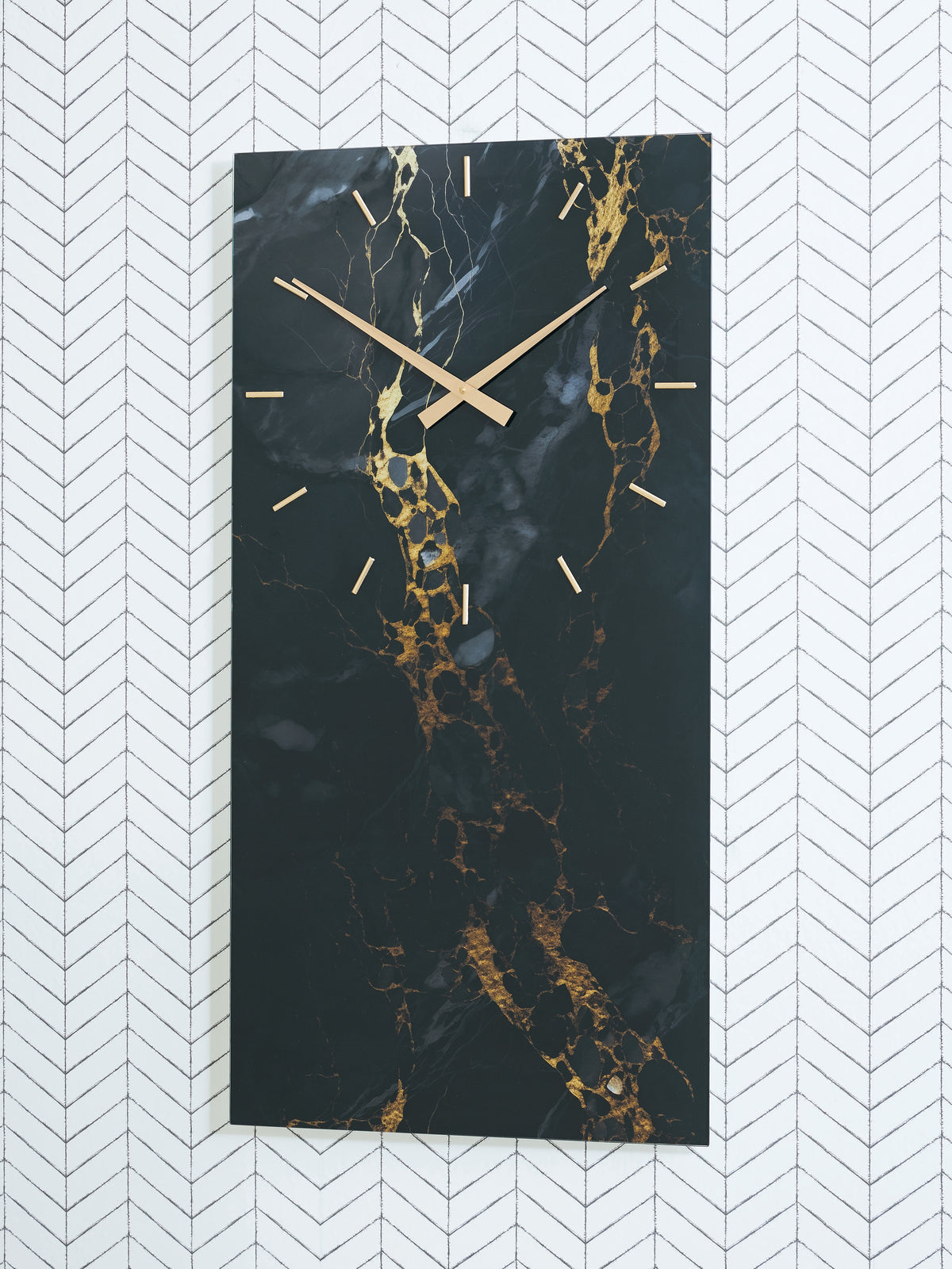 Elite Furniture Outlet - Ashley Furniture - Teague Wall Decor - Wall Clock / Brown/Gray/Ivory - A8010432