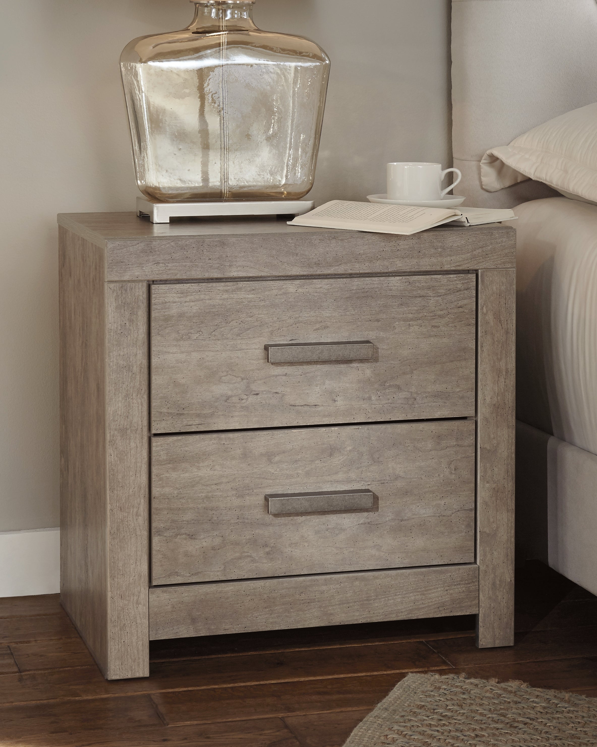Elite Furniture Outlet - Ashley Furniture - Culverbach Bedroom - King Panel Bed / Gray - B070B10