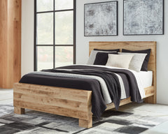 Elite Furniture Outlet - Ashley Furniture - Hyanna Bedroom - Full Panel Storage Bed / Tan Brown - B1050B38