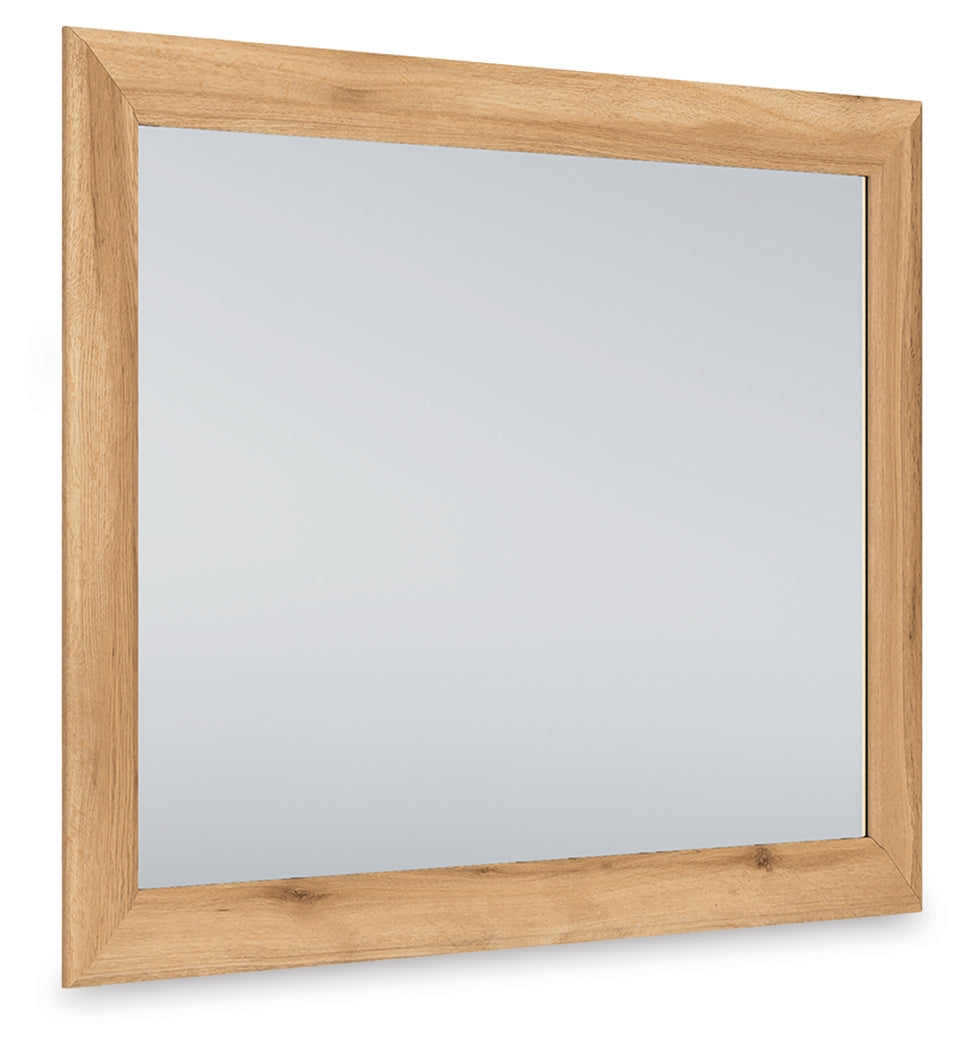 Elite Furniture Outlet - Ashley Furniture - Aleaport Bedroom - Bedroom Mirror / Warm Brown - PCB1075-36