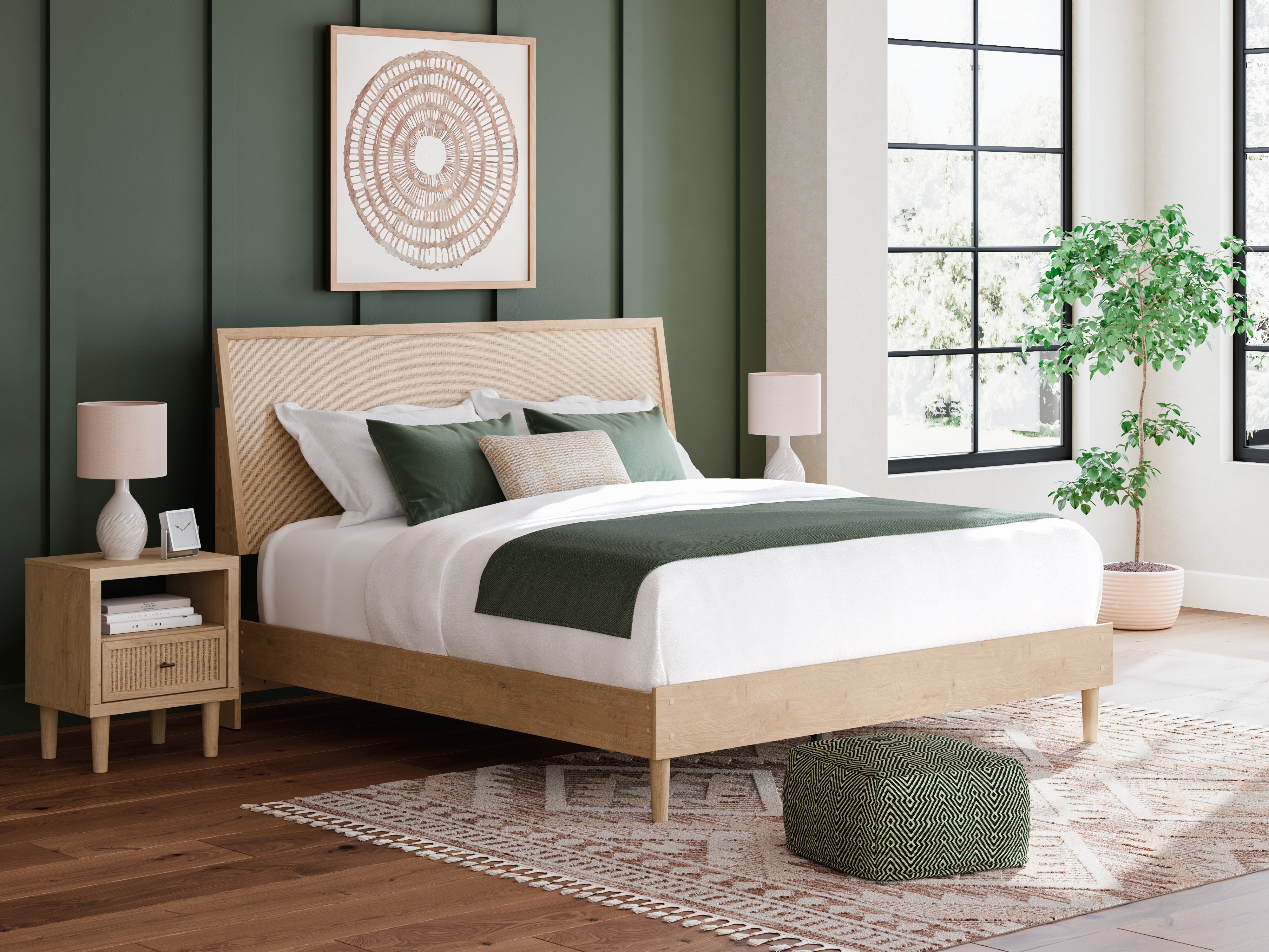 Elite Furniture Outlet - Ashley Furniture - Cielden Bedroom - King Panel Bed / Two-tone - B1199B5