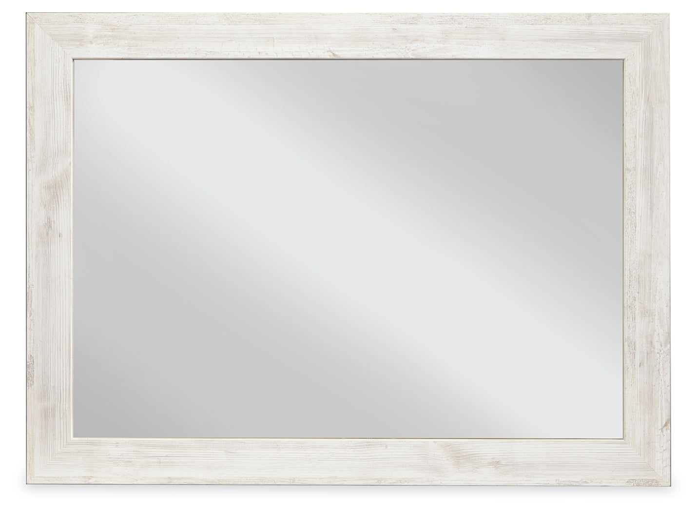 Elite Furniture Outlet - Ashley Furniture - Paxberry Bedroom - Bedroom Mirror / Whitewash - B181-36