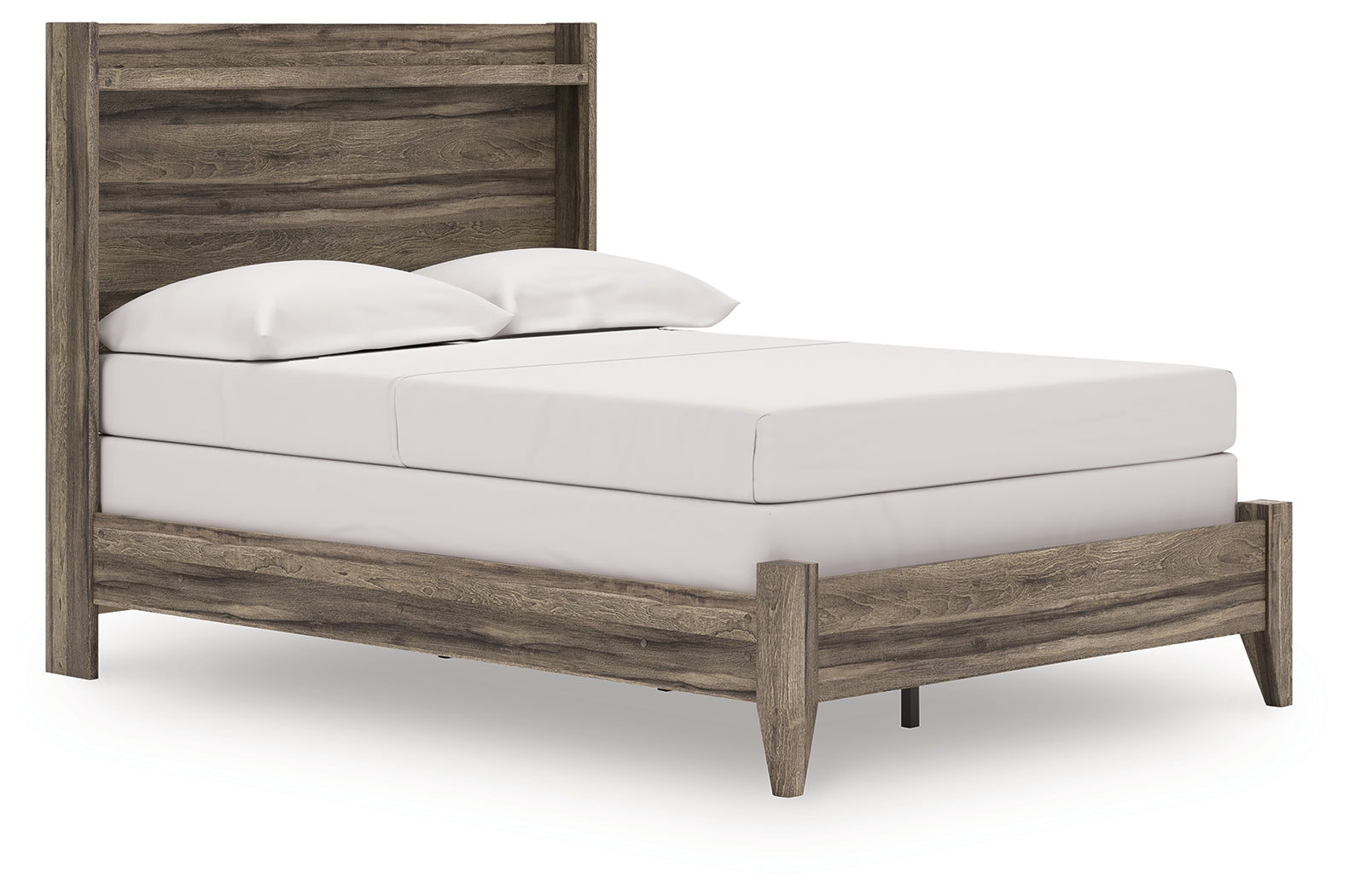 Elite Furniture Outlet - Ashley Furniture - Elbrim Bedroom - Full Panel Bed / Brown - PCB2005B8