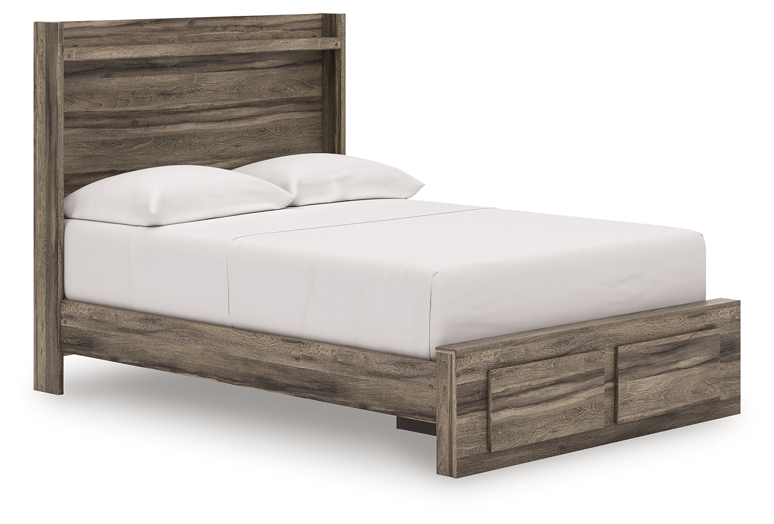 Elite Furniture Outlet - Ashley Furniture - Elbrim Bedroom - Full Panel Storage Bed / Brown - PCB2005B10