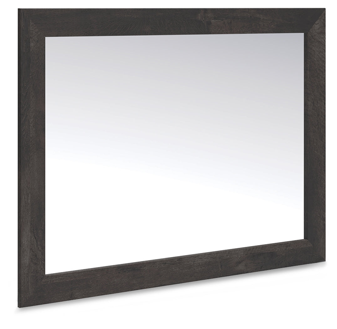 Elite Furniture Outlet - Ashley Furniture - Hollivern Bedroom - Bedroom Mirror / Dark Gray - PCB2108-36