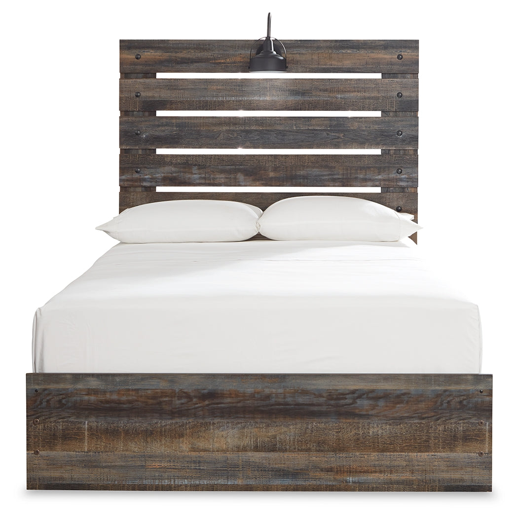 Elite Furniture Outlet - Ashley Furniture - Drystan Bedroom - Full Panel Bed / Multi - B211B3