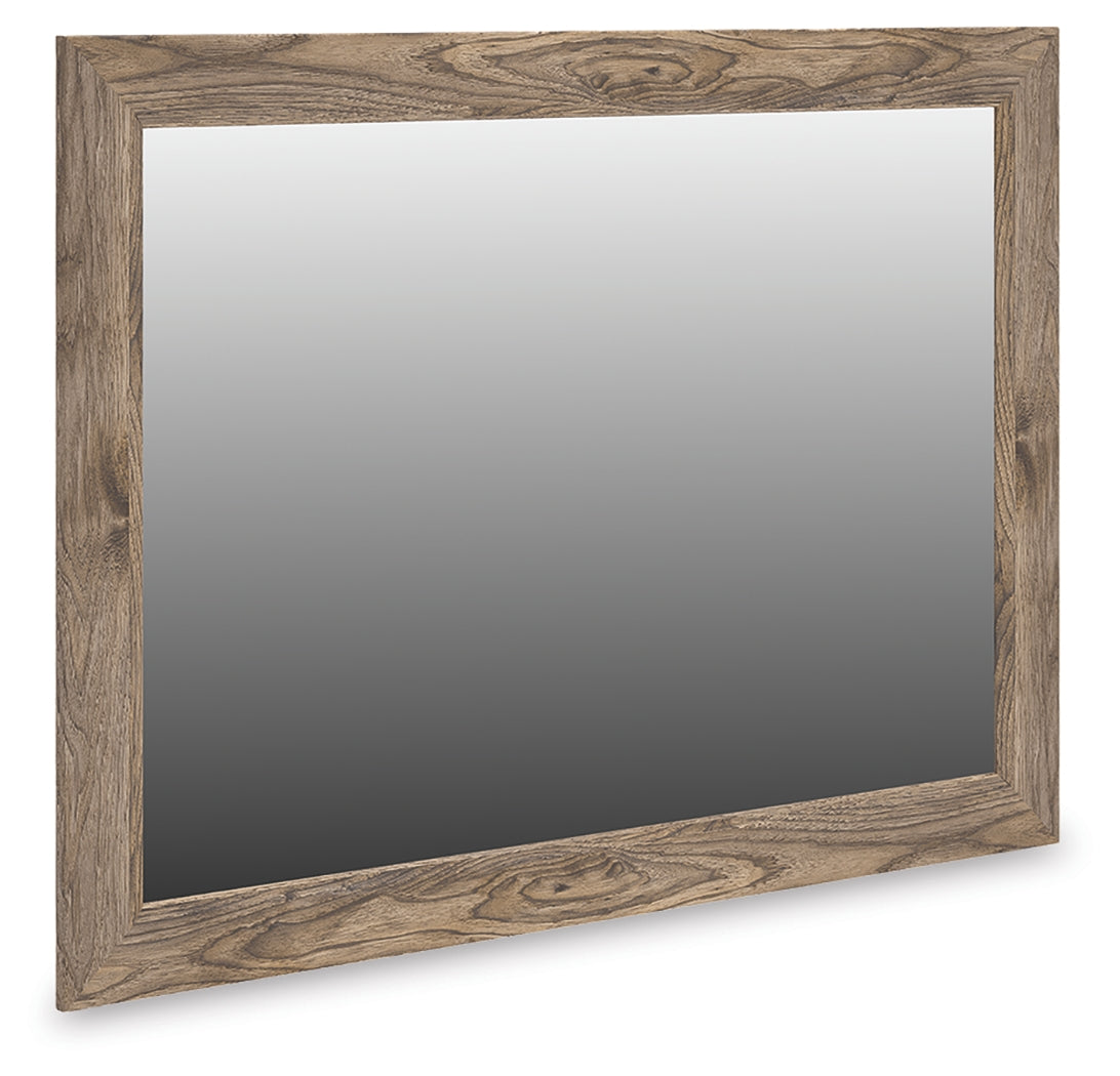Elite Furniture Outlet - Ashley Furniture - Rusticott Bedroom - Bedroom Mirror / Brown - PCB2260-36