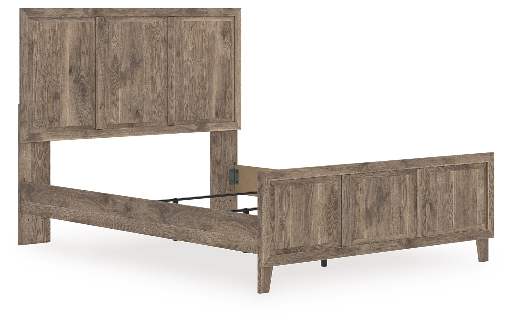 Elite Furniture Outlet - Ashley Furniture - Rusticott Bedroom - Queen Panel Bed / Brown - PCB2260B2