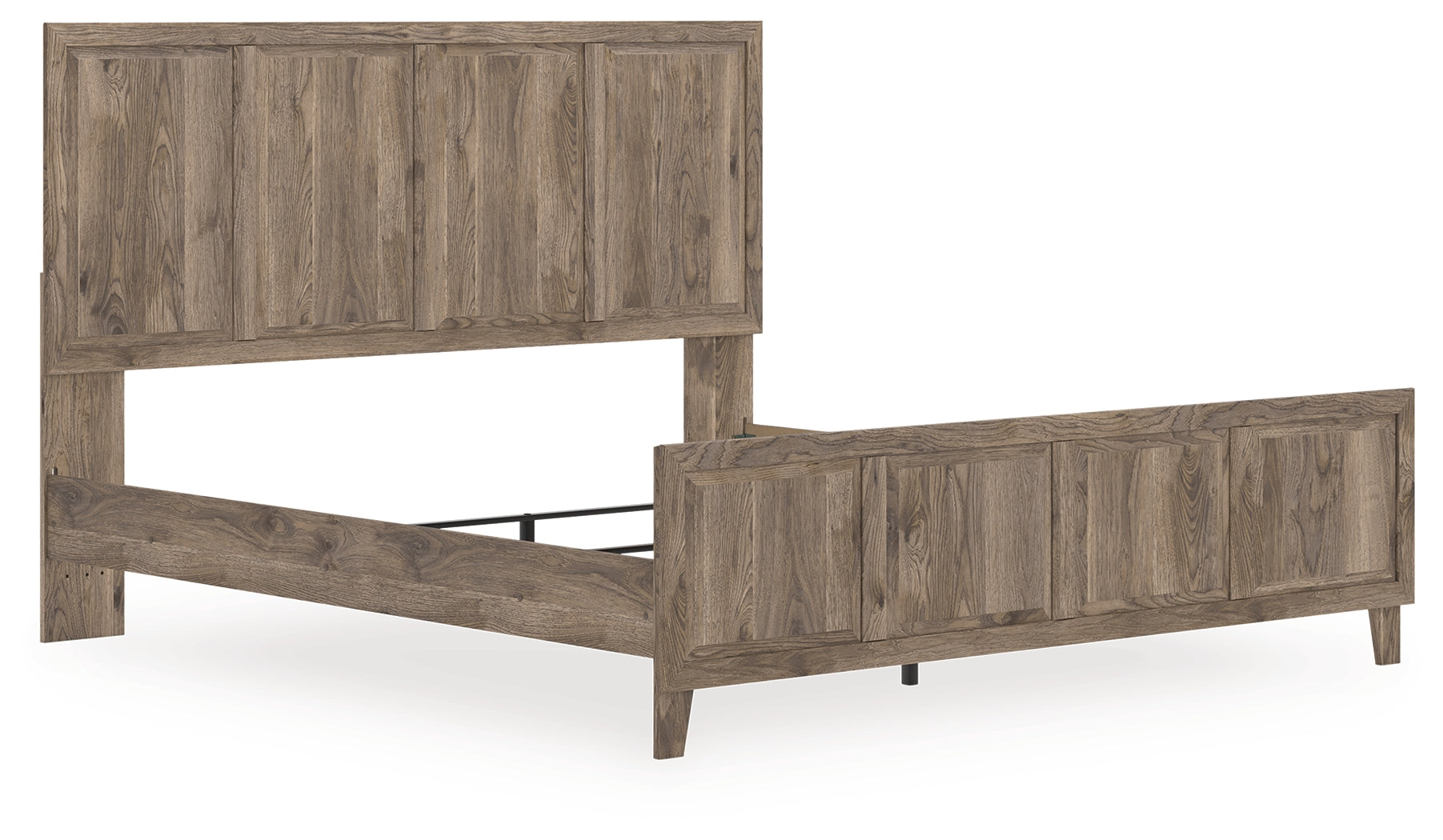 Elite Furniture Outlet - Ashley Furniture - Rusticott Bedroom - King Panel Bed / Brown - PCB2260B6