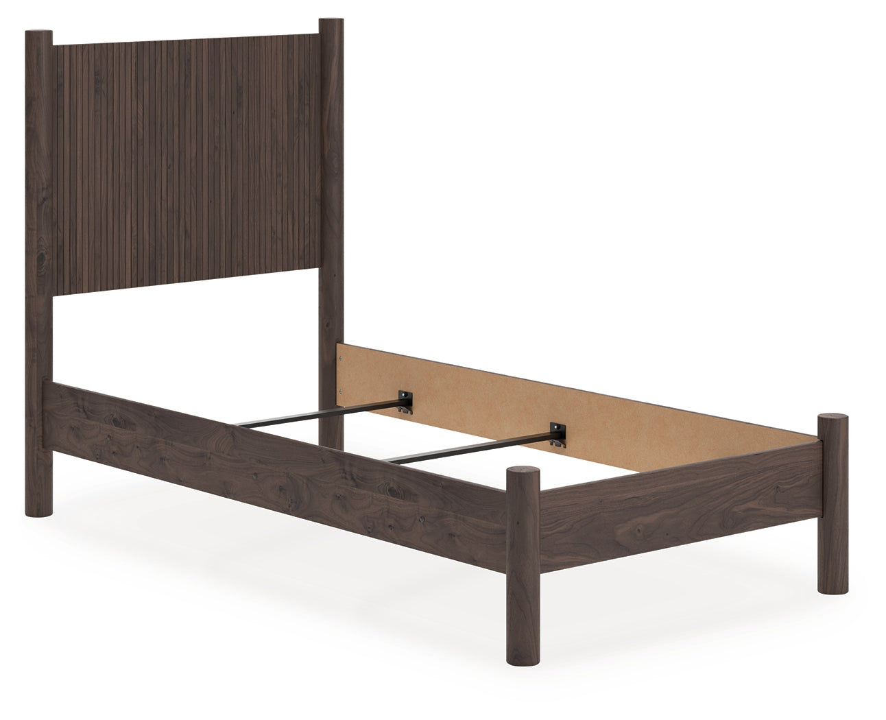 Elite Furniture Outlet - Ashley Furniture - Pamytta Bedroom - Twin Panel Bed / Brown - PCB2614B14