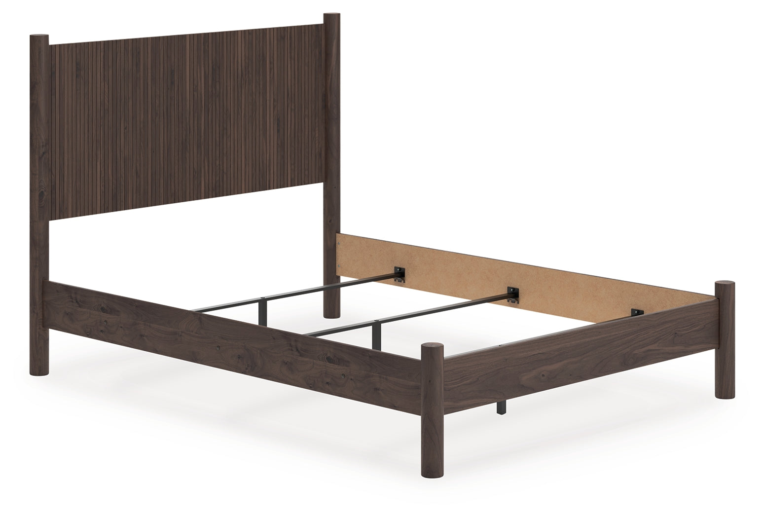 Elite Furniture Outlet - Ashley Furniture - Pamytta Bedroom - Queen Panel Bed / Brown - PCB2614B18