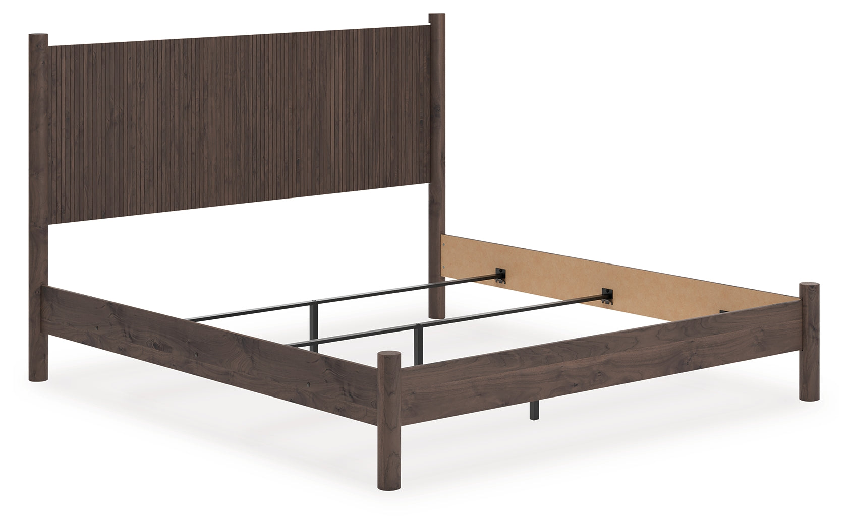 Elite Furniture Outlet - Ashley Furniture - Pamytta Bedroom - King Panel Bed / Brown - PCB2614B26