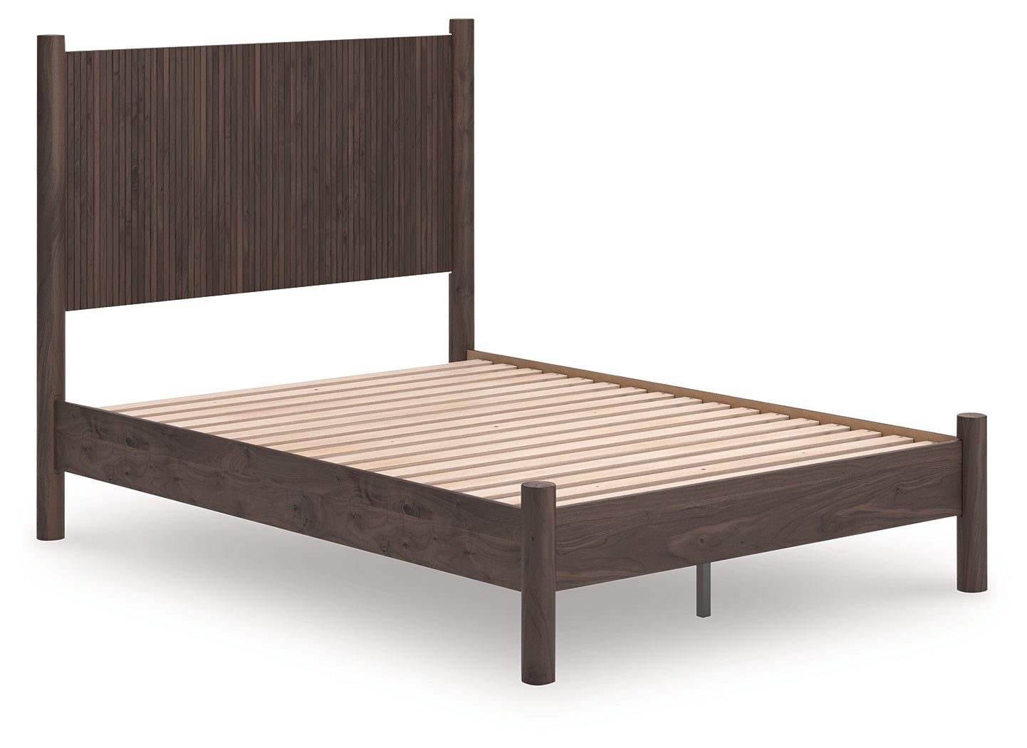 Elite Furniture Outlet - Ashley Furniture - Pamytta Bedroom - Full Panel Platform Bed / Brown - PCB2614B4