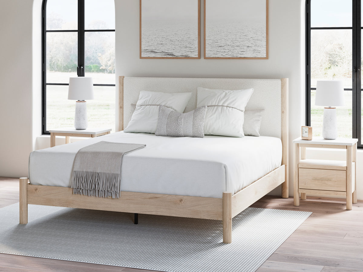 Elite Furniture Outlet - Ashley Furniture - Cadmori Bedroom - Dresser and Mirror / Black/White - B2616B1