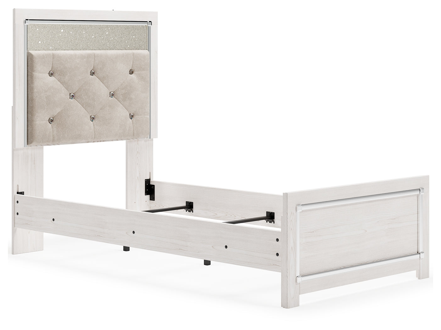 Elite Furniture Outlet - Ashley Furniture - Altyra Bedroom - Twin Panel Bed / White - B2640B6