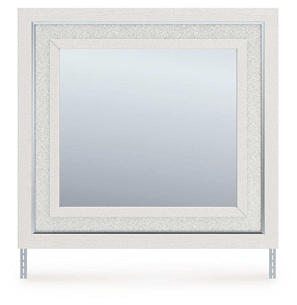 Elite Furniture Outlet - Ashley Furniture - Zuraleus Bedroom - Bedroom Mirror / White - PCB3381-36