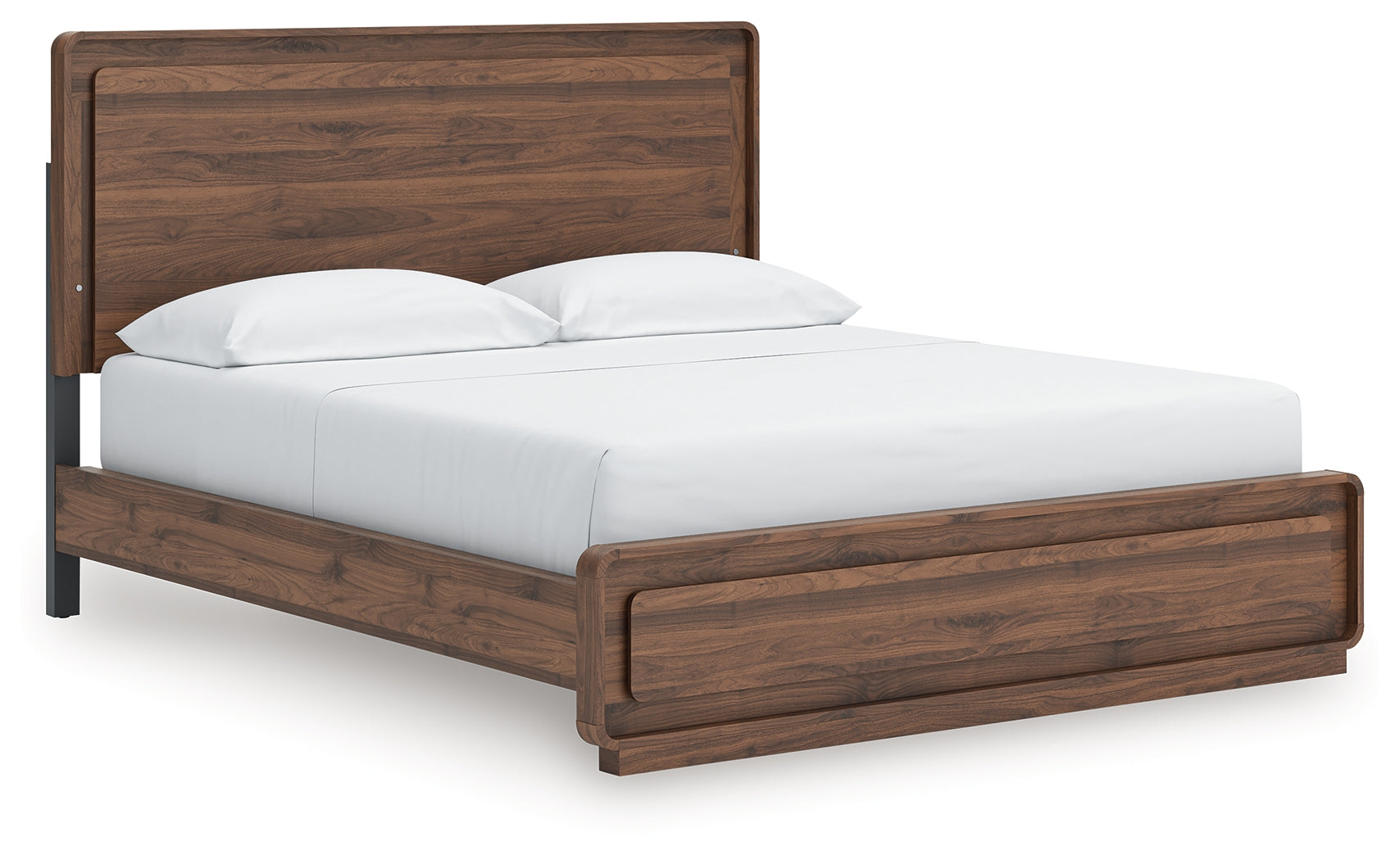 Elite Furniture Outlet - Ashley Furniture - Fortlorn Bedroom - California King Panel Bed / Walnut Brown - PCB386B5