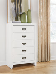Elite Furniture Outlet - Ashley Furniture - Binterglen Bedroom - California King Panel Bed / White - B427B9