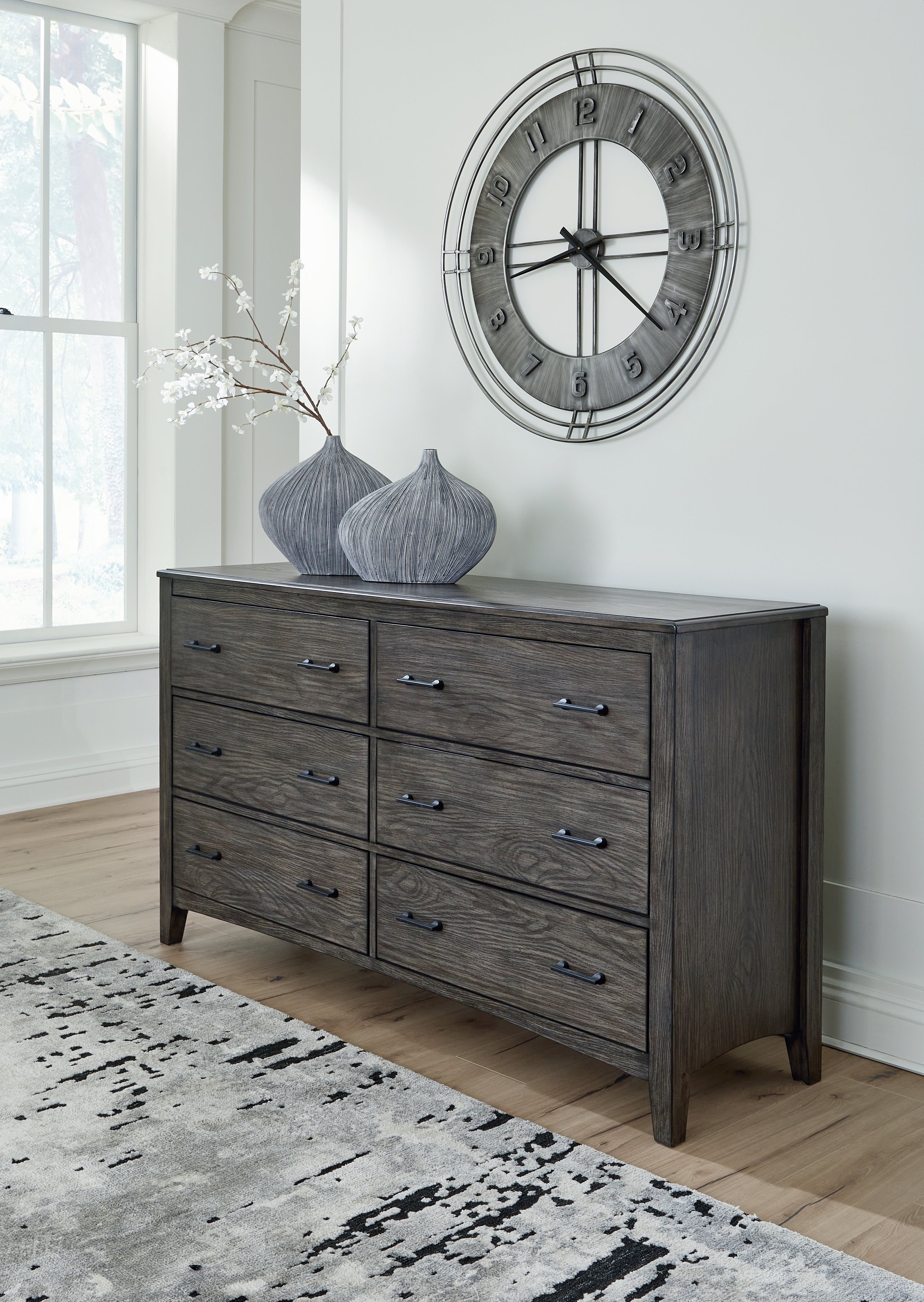 Elite Furniture Outlet - Ashley Furniture - Montillan Bedroom - Dresser / Grayish Brown - B651-31
