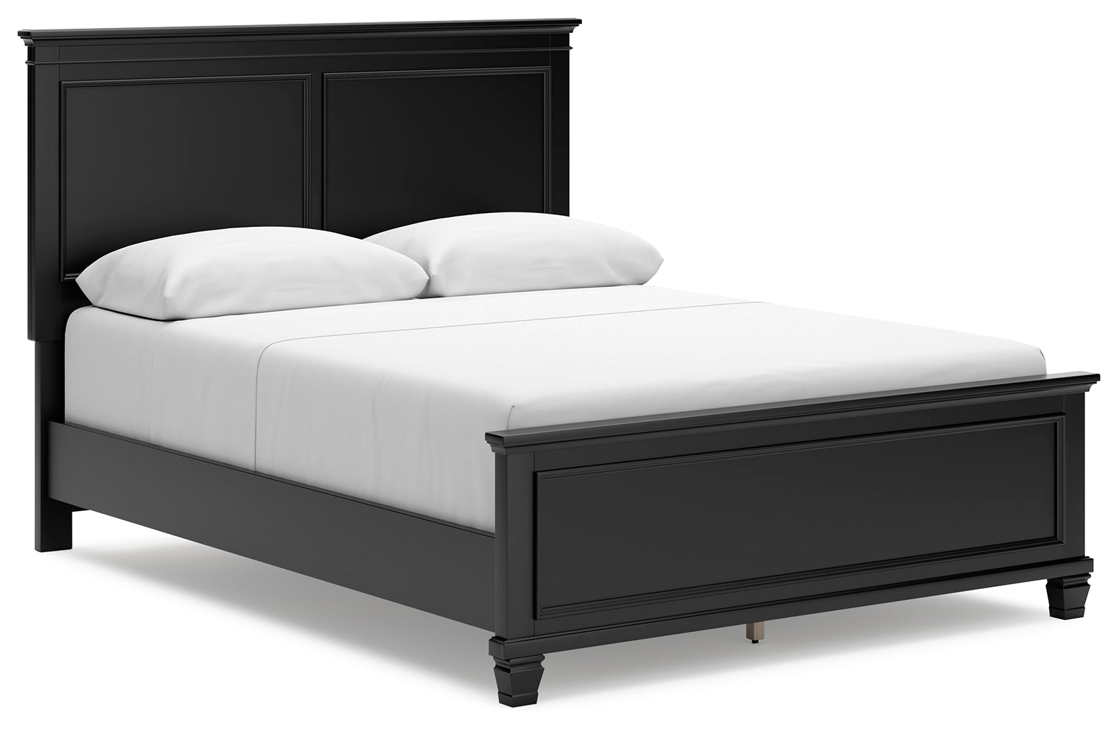 Elite Furniture Outlet - Ashley Furniture - Lanolee Bedroom - Queen Panel Bed / Black - B687B6