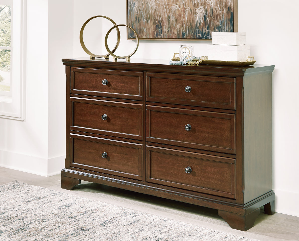 Elite Furniture Outlet - Ashley Furniture - Trellington Bedroom - King Sleigh Storage Bed / Brown - B716B2