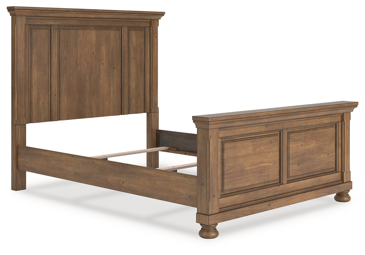 Elite Furniture Outlet - Ashley Furniture - Feddinger Bedroom - Queen Panel Bed / Medium Brown - PCB779B2