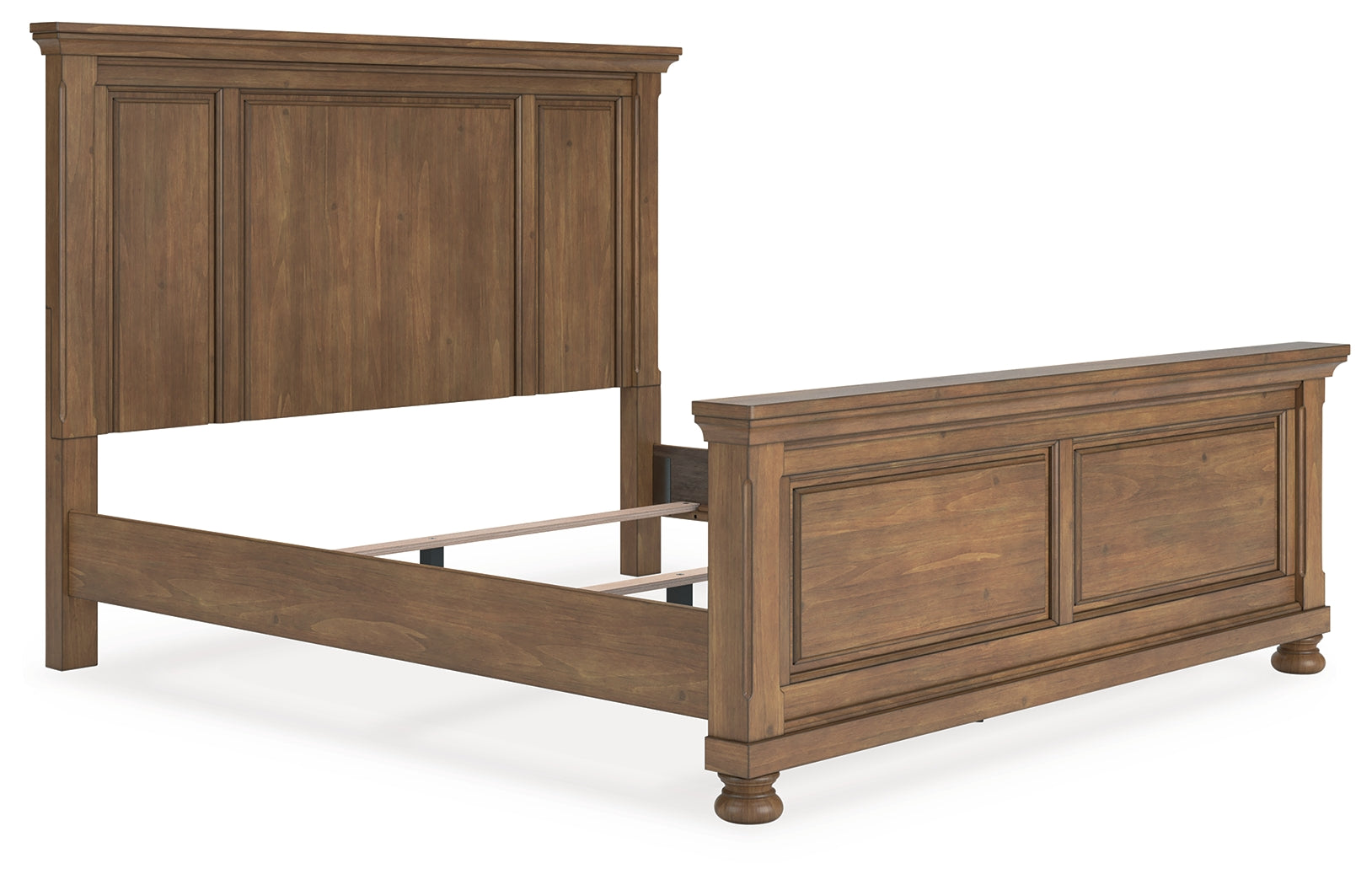 Elite Furniture Outlet - Ashley Furniture - Feddinger Bedroom - King Panel Bed / Medium Brown - PCB779B6