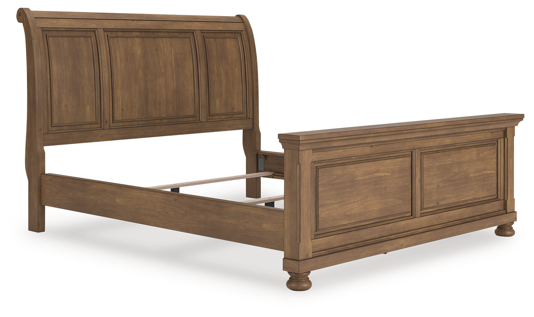 Elite Furniture Outlet - Ashley Furniture - Feddinger Bedroom - California King Sleigh Bed / Medium Brown - PCB779B16