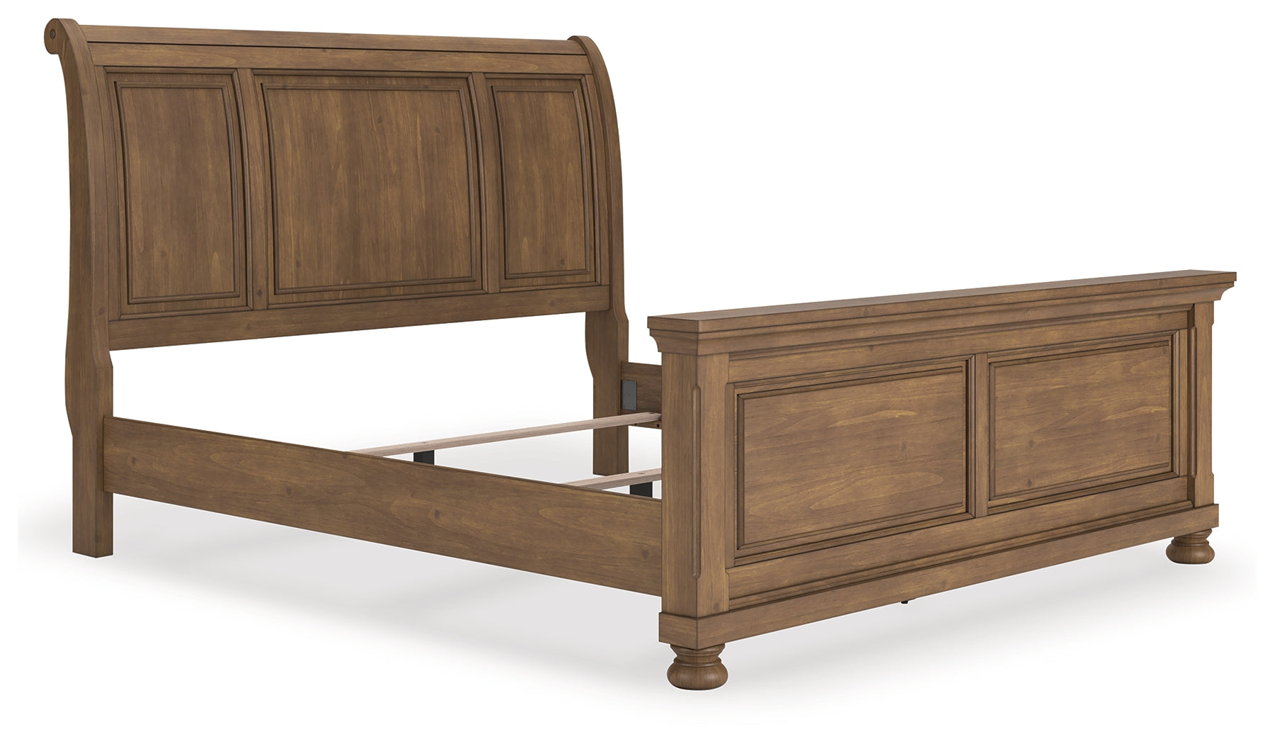 Elite Furniture Outlet - Ashley Furniture - Feddinger Bedroom - King Sleigh Bed / Medium Brown - PCB779B15