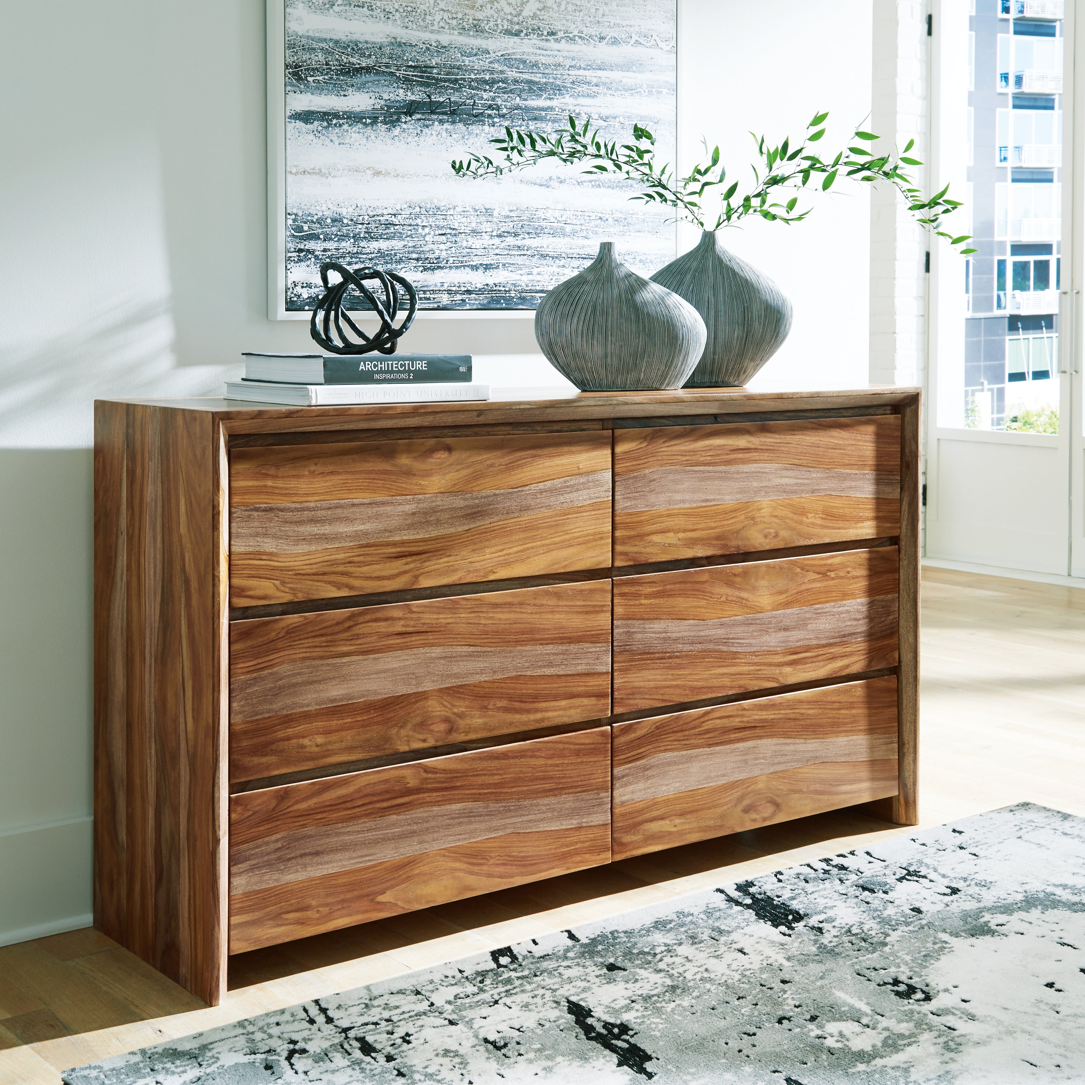 Elite Furniture Outlet - Ashley Furniture - Dressonni Bedroom - Dresser / Brown - B790-31
