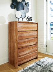 Elite Furniture Outlet - Ashley Furniture - Dressonni Bedroom - King Panel Bed / Brown - B790B4
