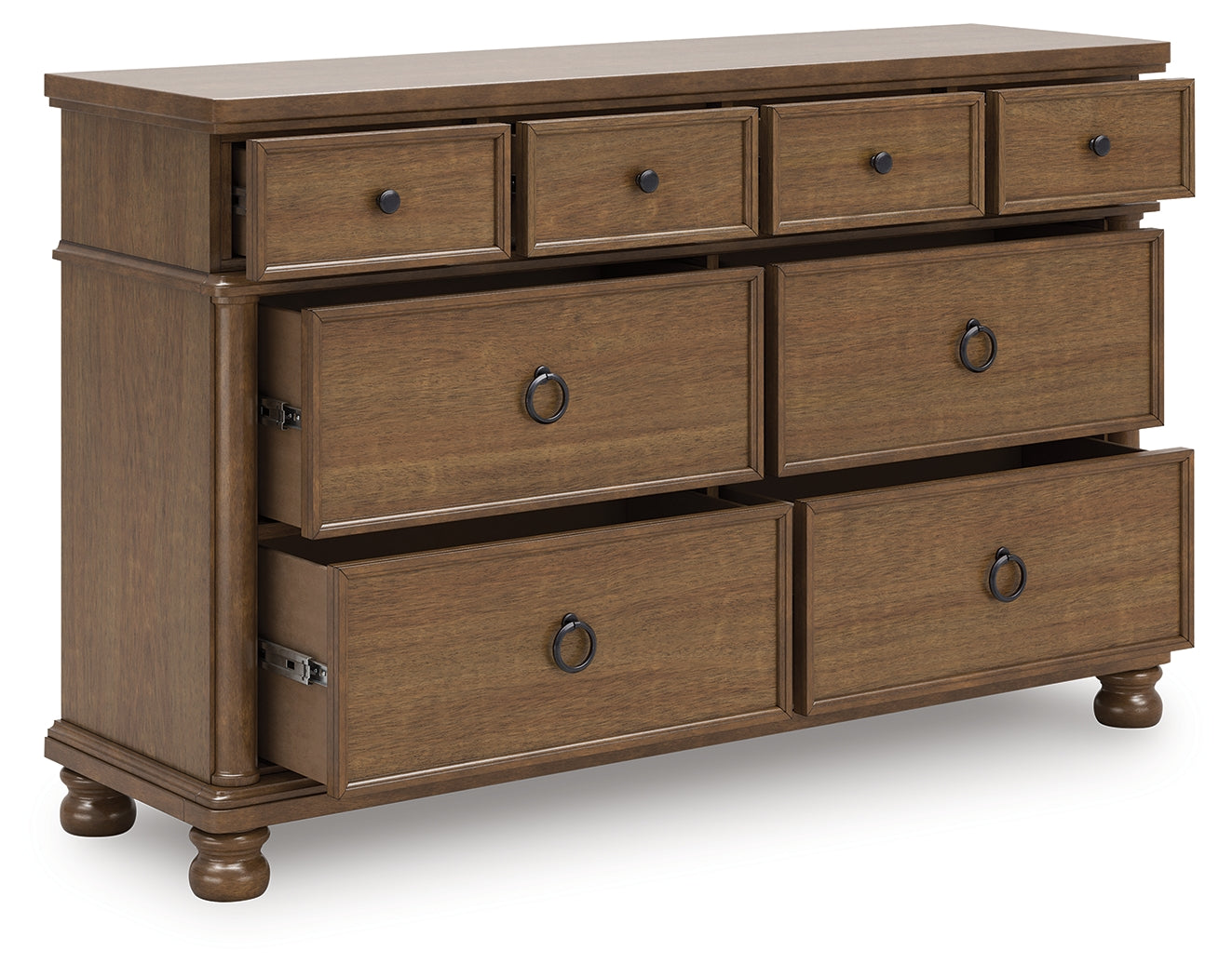 Elite Furniture Outlet - Ashley Furniture - Rowlenstown Bedroom - Dresser / Brown - PCB824-31